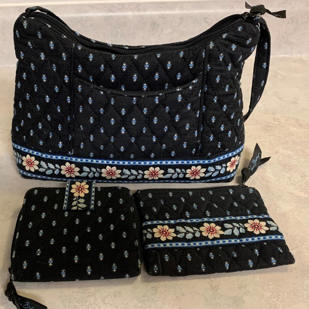 Vera Bradley Purse, Wallet, & Coin Purse- Alpine Black